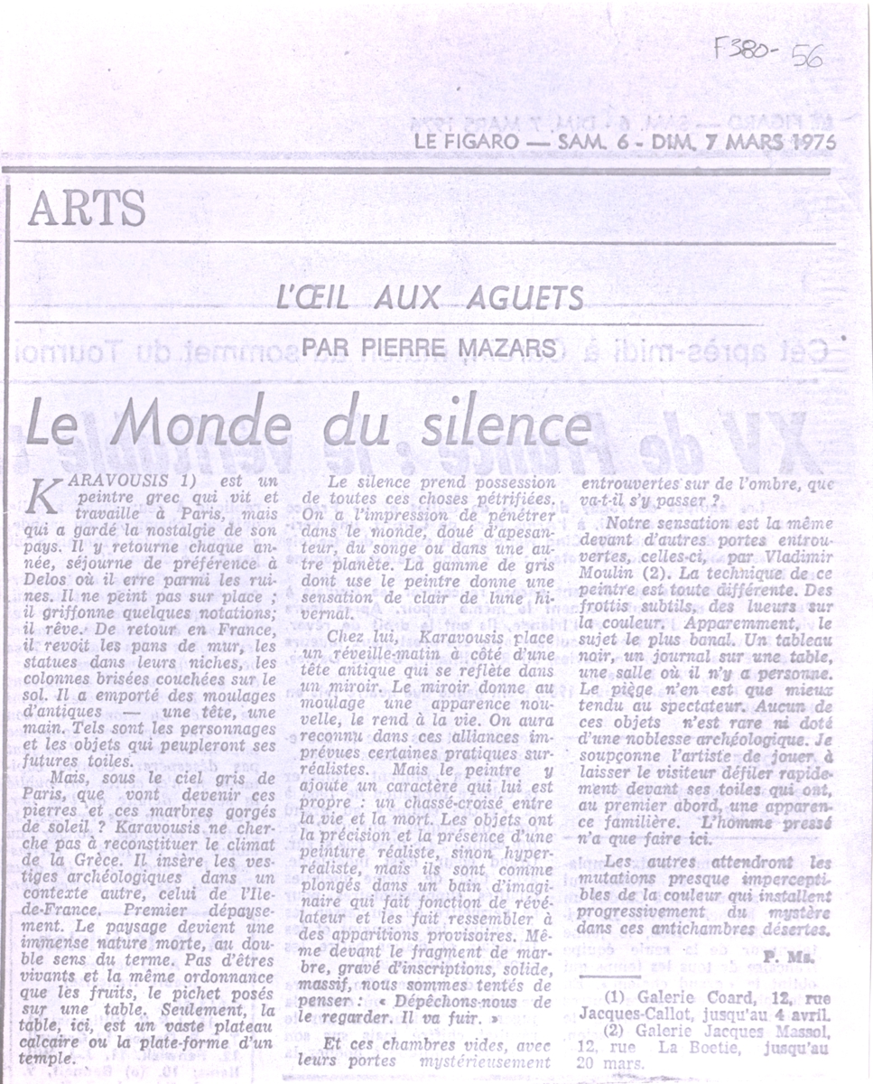 “Le Monde du silence”