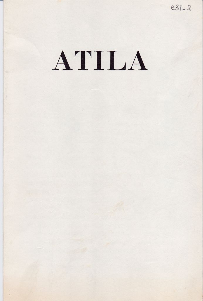 Atila. Gouaches et dessins inspirés par ‘Les voyageurs involontaires’ de Yvon Taillandier'”