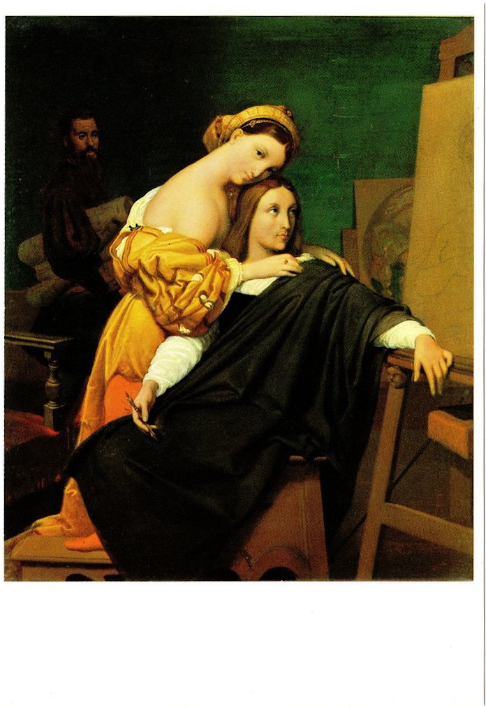 Αναπαραγωγή έργου “Raphaël et la Fornarina”