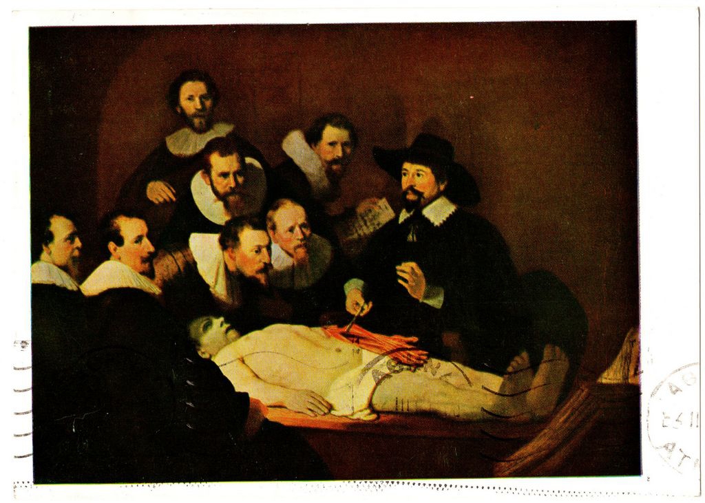 Αναπαραγωγή έργου “Die Anatomie des Dr Tulp”
