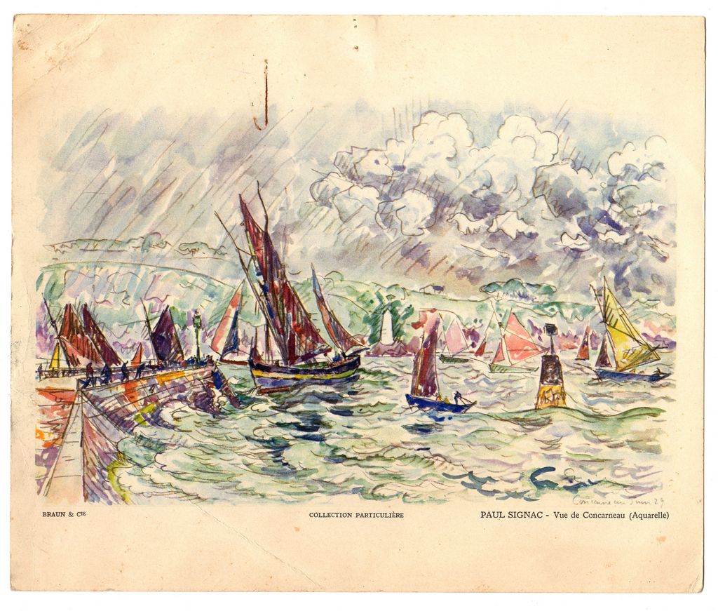 Αναπαραγωγή έργου “Vue de Concarneau”