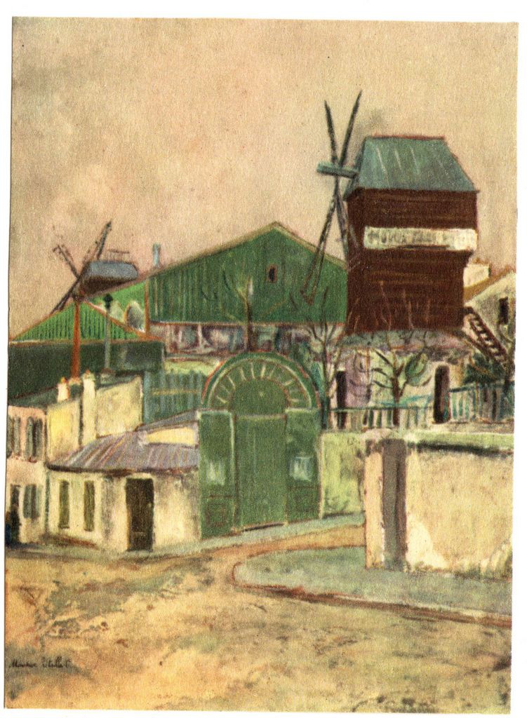 M. Utrillo “Le Moulin de la Galette”