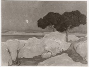 Αναπαραγωγή έργου “Έρημη ακτή”