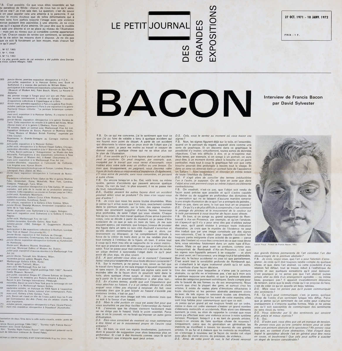 “Interview de Francis Bacon”