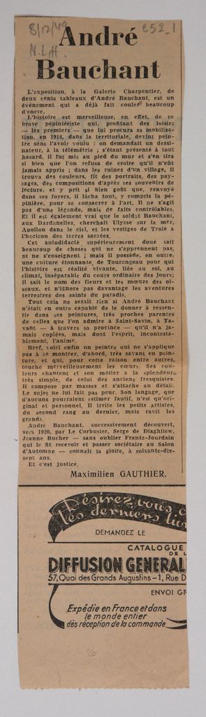 “André Bauchant”