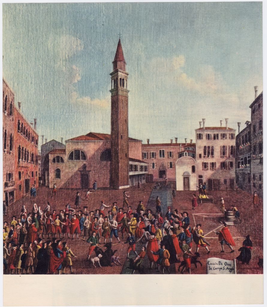 Αναπαραγωγή έργου του G. Bella [“La Caccia all’orso in campo Sant’Angelo”]