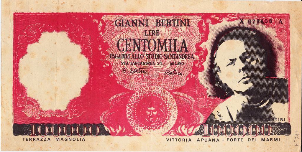 Έκθεση Gianni Bertini “Lire Centomila”