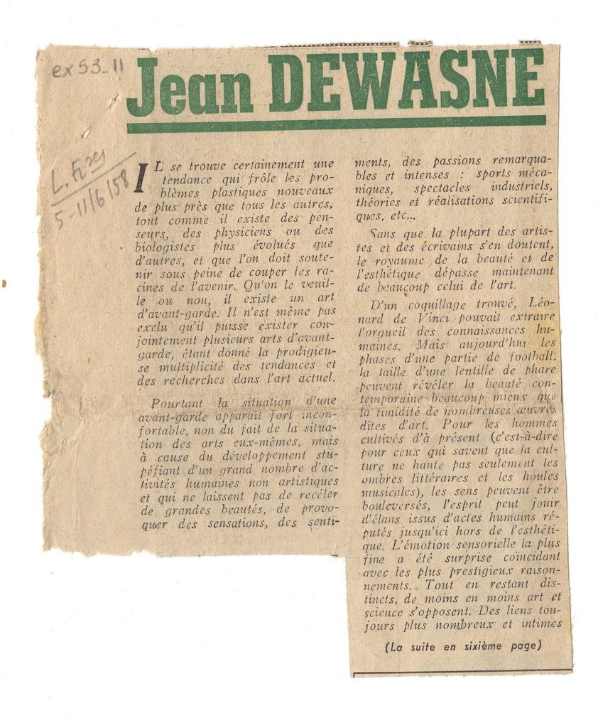 “Jean Dewasne”