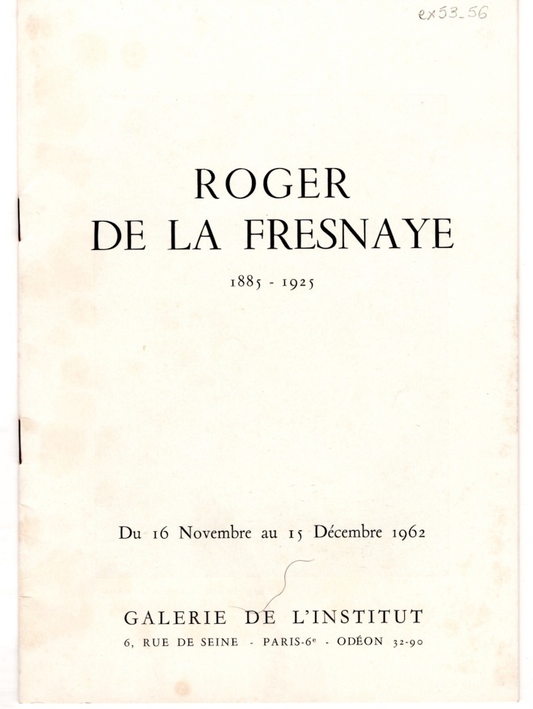 Έκθεση “Roger de la Fresnaye 1885-1925”