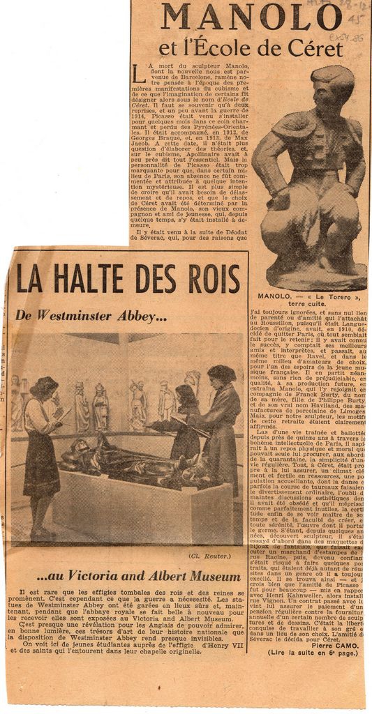 “Manolo et l’ École de Céret”