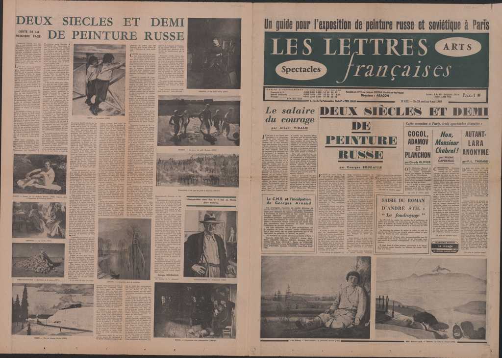 “Deux siècles et demi de peinture Russe”