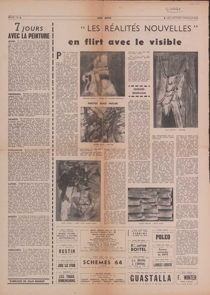 “Les ‘Réalités Nouvelles’ en flirt avec le visible”