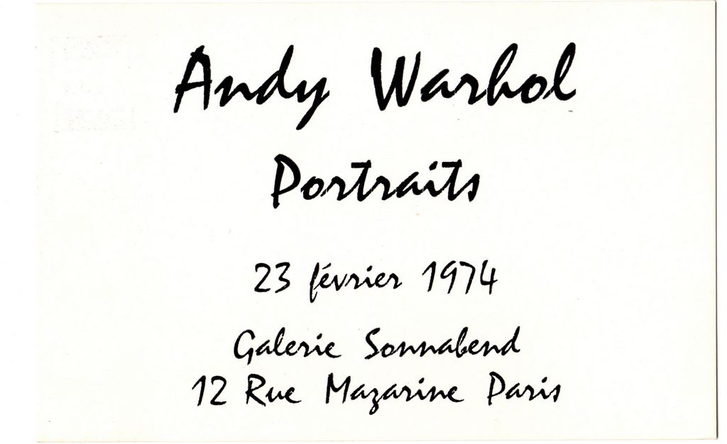 Έκθεση Andy Warhol “Portraits”