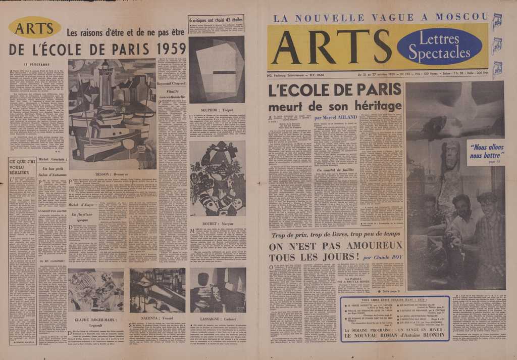 “L’ Ecole de Paris meurt de son héritage”