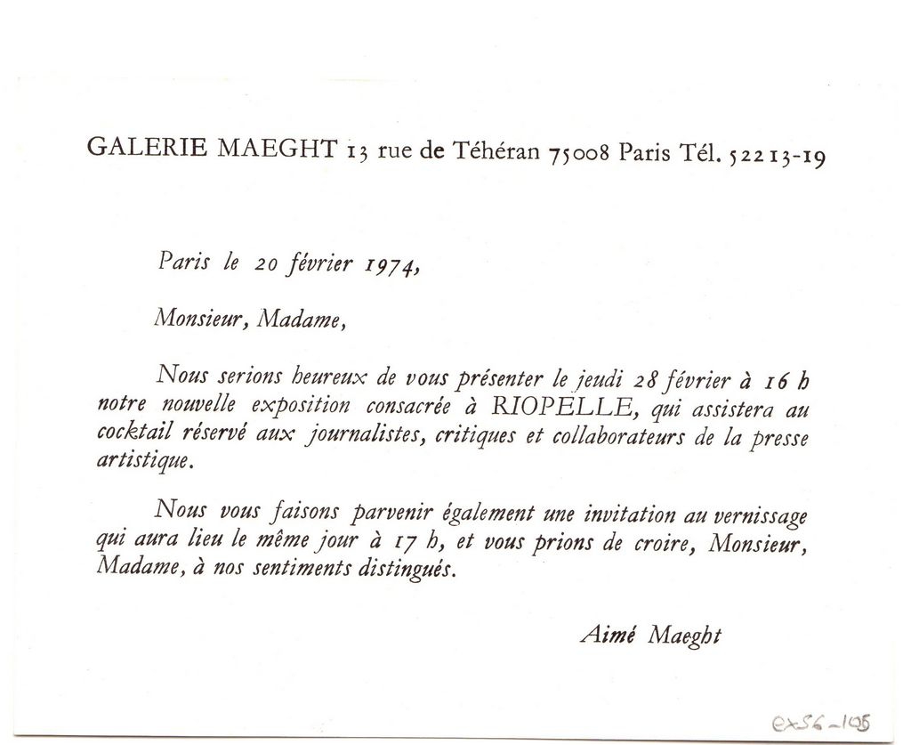 Έκθεση Jean Paul Riopelle
