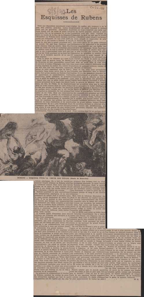 “Les esquisses de Rubens”