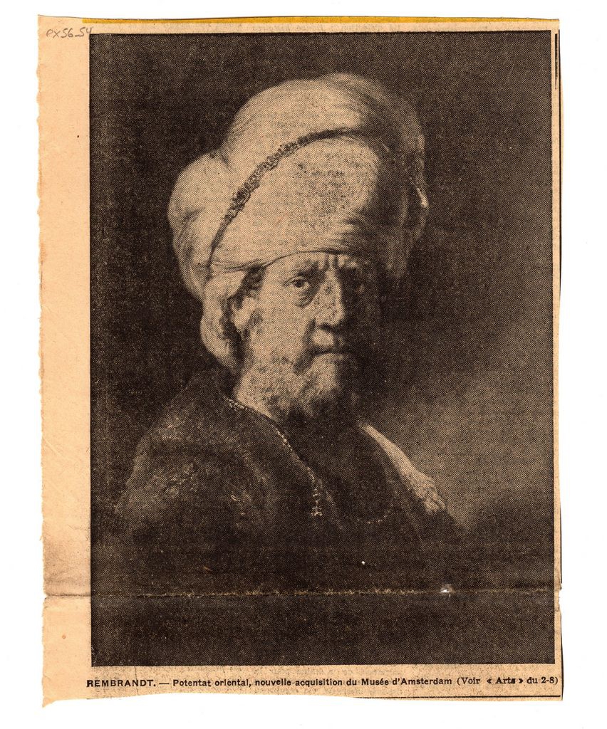 Αναπαραγωγή έργου “Potentat oriental”