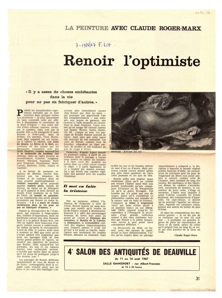 “Renoir l’ optimiste”