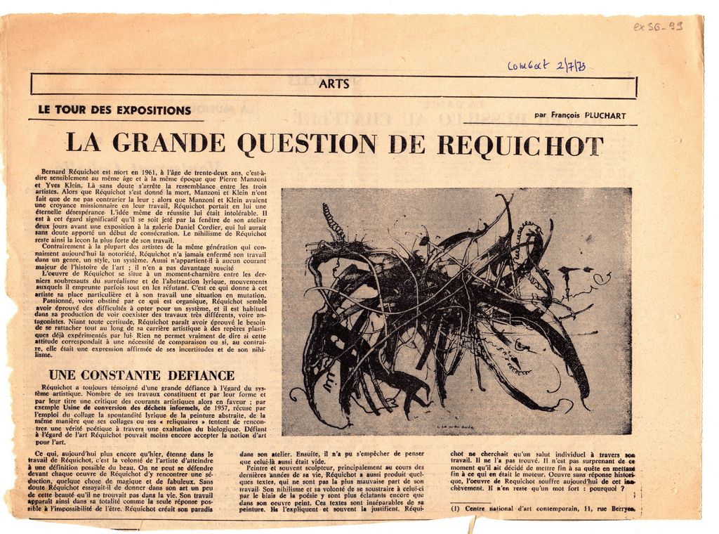 “La grande question de Requichot”