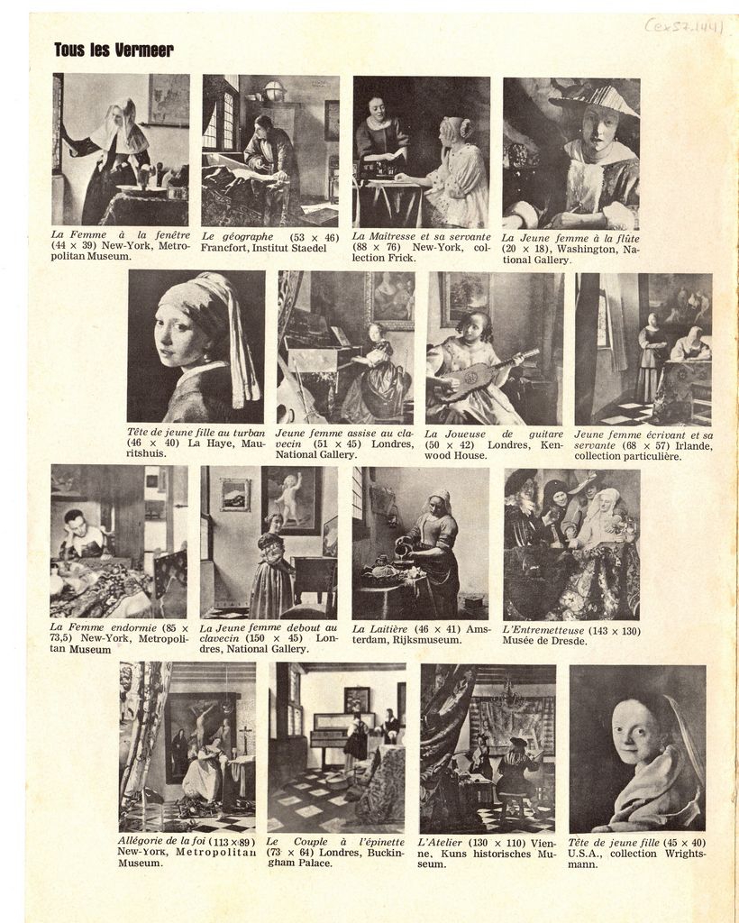 “Tout Vermeer 35 chefs- d’ oeuvre”