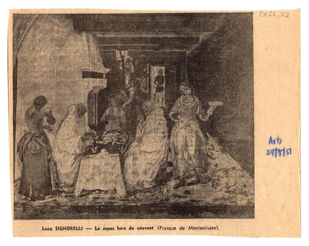 Αναπαραγωγή έργου “Le repas hors du couvent”