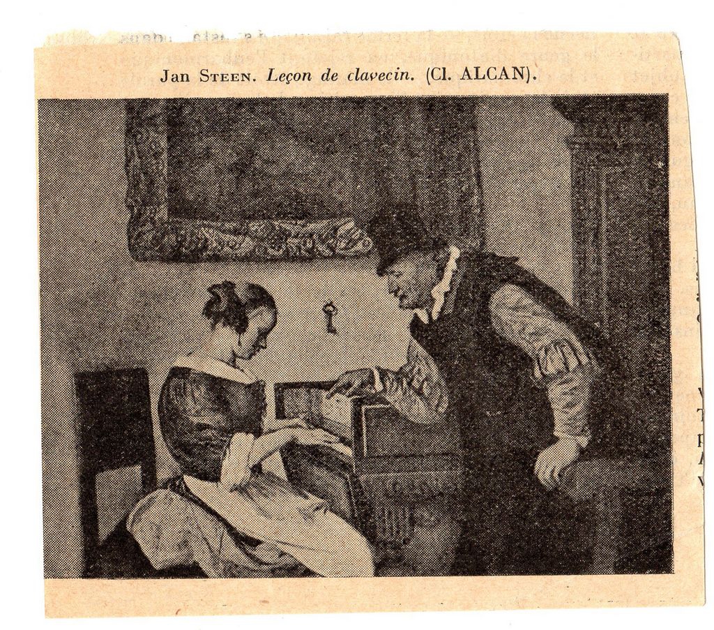 Αναπαραγωγή έργου “Leçon de clavecin”