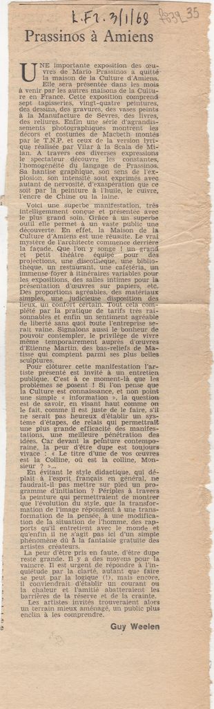 “Prassinos à Amiens”