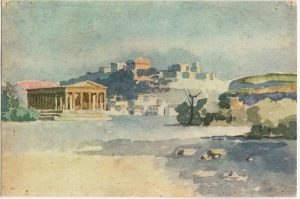 Αναπαραγωγή έργου του Αιμ. Προσαλέντη «Αθήναι»