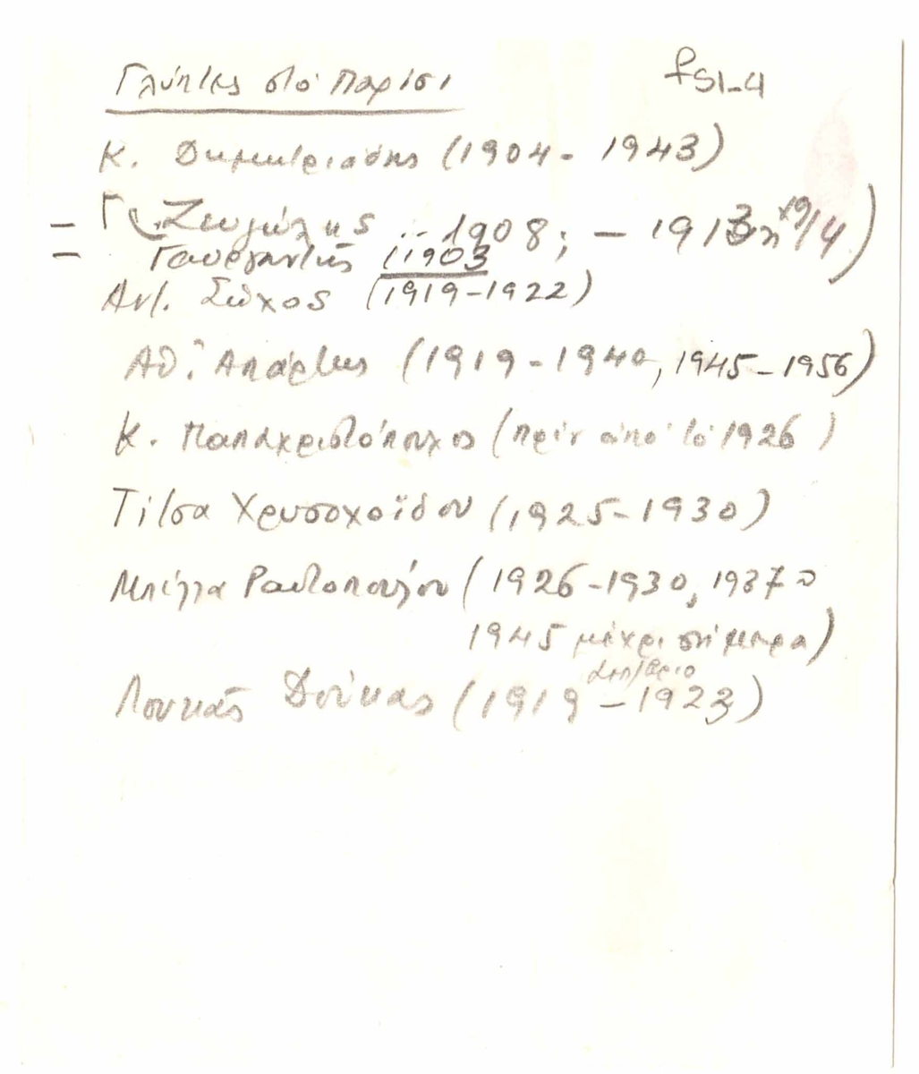“Γλύπτες στο Παρίσι”