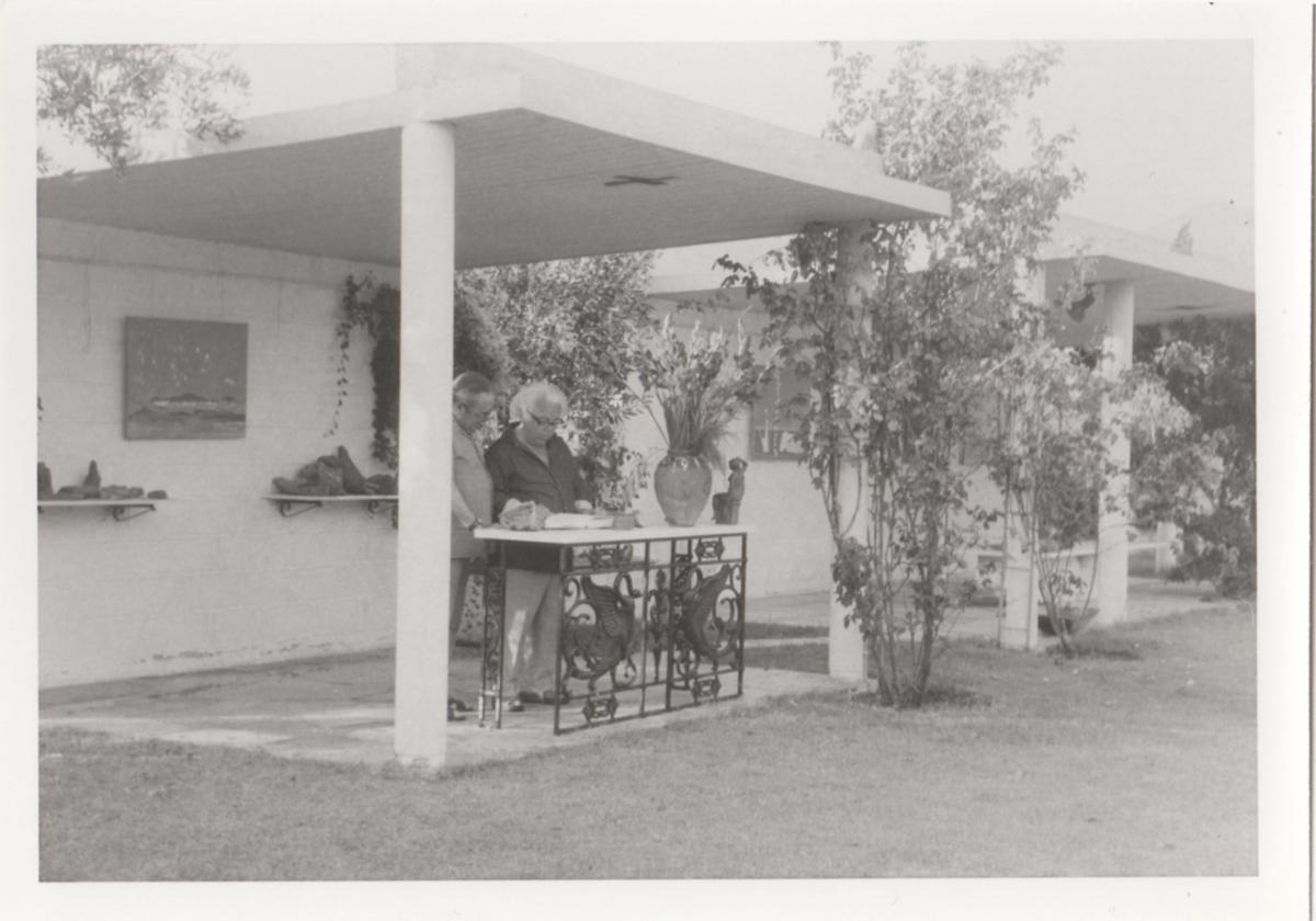 Φωτογραφία του Σπύρου Βασιλείου με τον Τώνη Σπητέρη