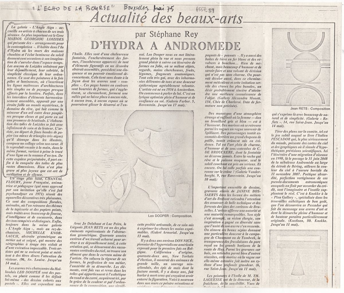 “D’ Hydra à Andromede”
