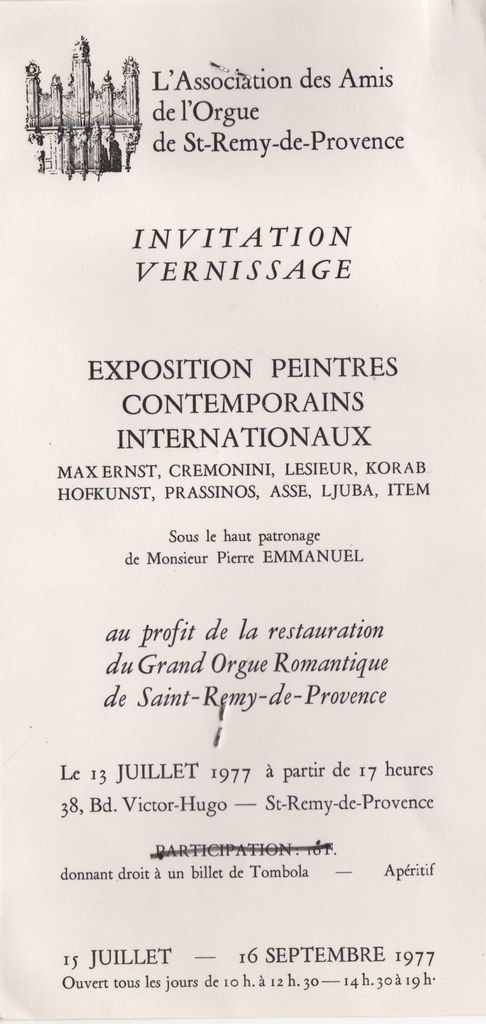Έκθεση “Exposition peintres contemporains internationaux”