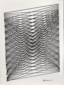 Αναπαραγωγή έργου του Π. Ξαγοράρη «Απεόντα–παρεόντα»