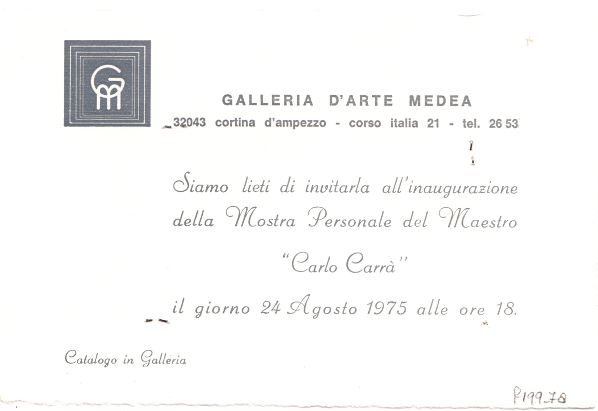 Έκθεση Carlo Carrà