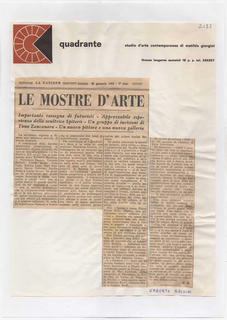 “Le mostre d’arte”