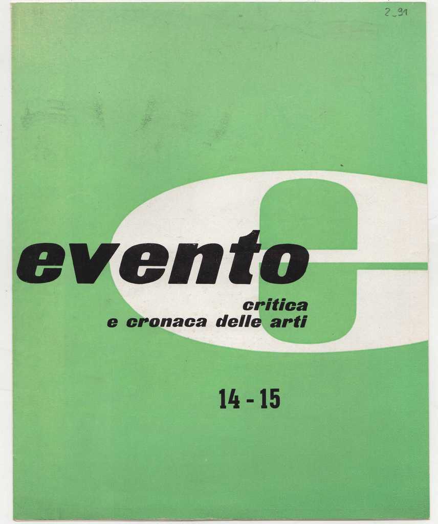 “Evento critica e cronaca delle arti”