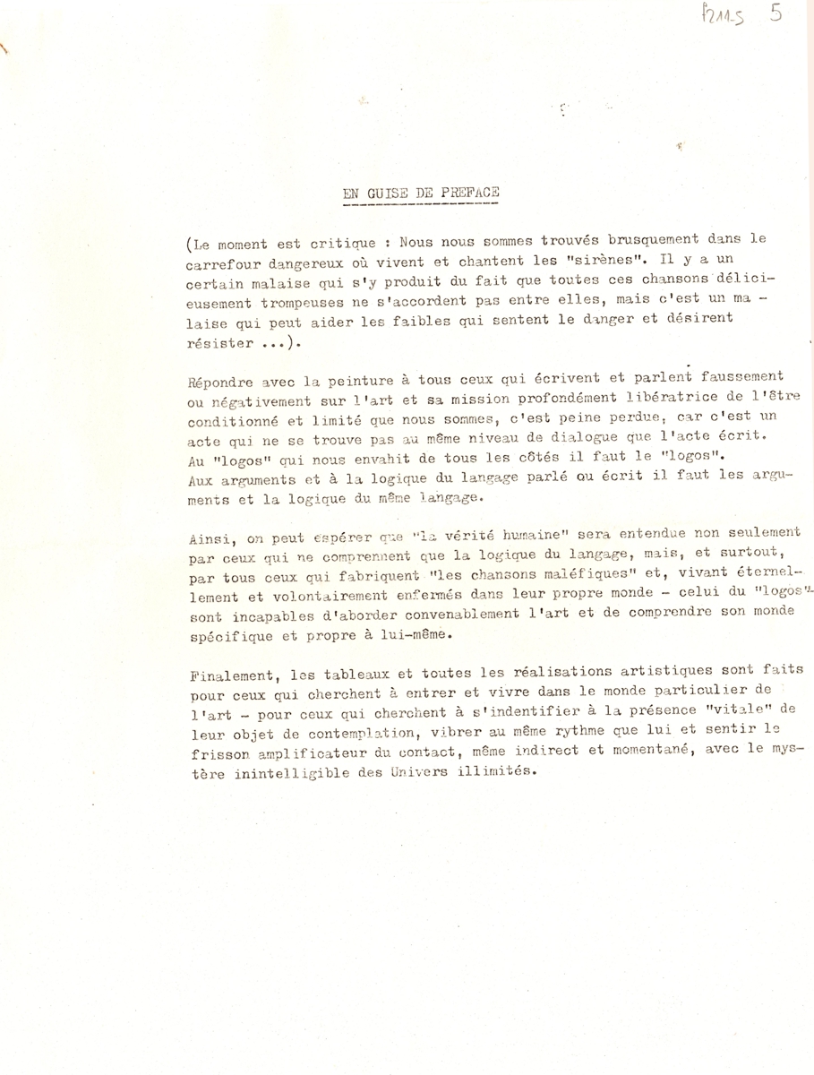 “La triple réalité”