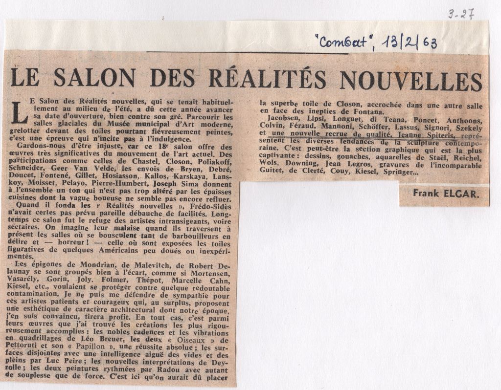“Le Salon des Réalités Nouvelles”