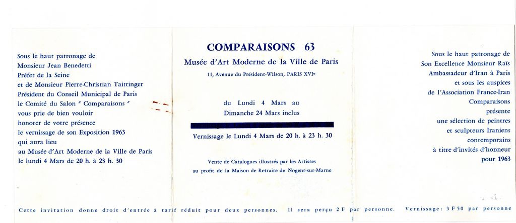 Έκθεση “Comparaisons 63”