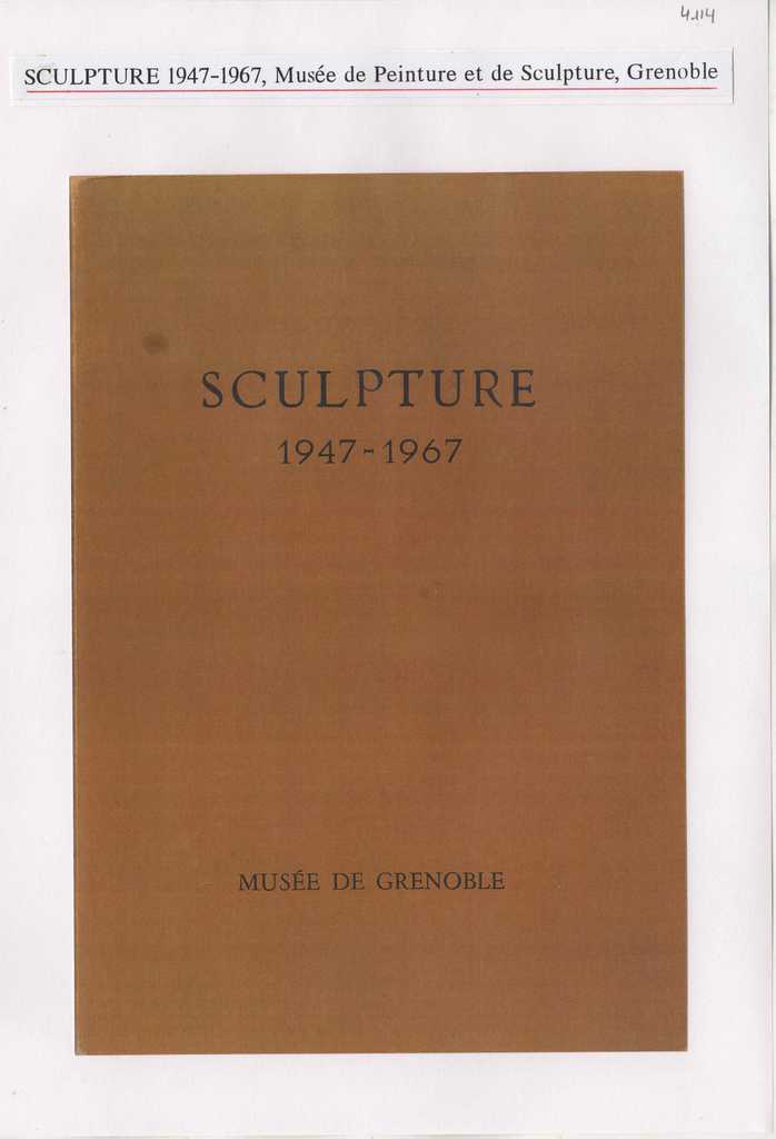 Έθεση “Sculpture 1947-1967”