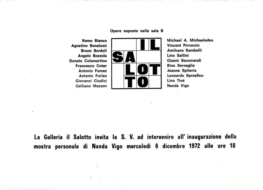 Έκθεση της Nanda Vigo