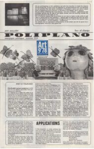 Περιοδική έκδοσης της γκαλερί Πολύπλανο