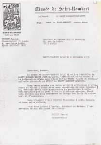 Επιστολή του D.Pouget στην Χ.Φωτίου