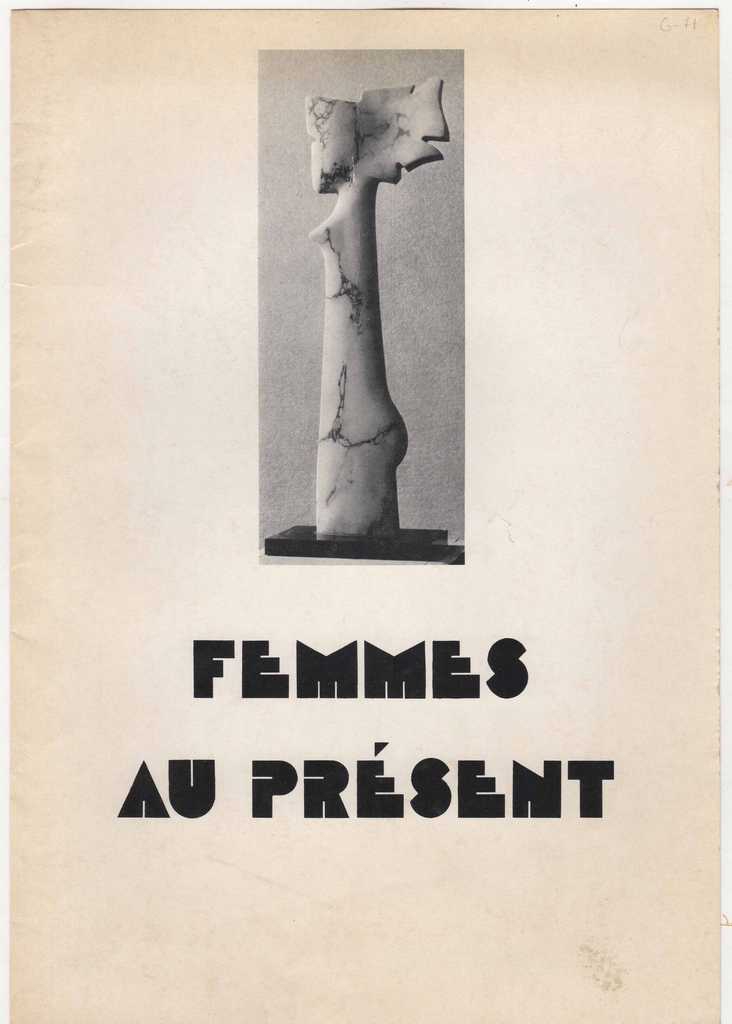Έντυπο έκθεσης “Femmes au présent”
