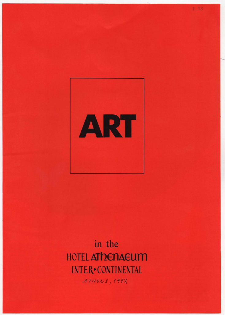 “Art in the Hotel Athenaeum Intercontinental”
