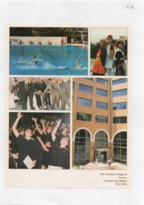 Απόκομμα εντύπου του Αμερικάνικου Κολλεγίου της Ελλάδας