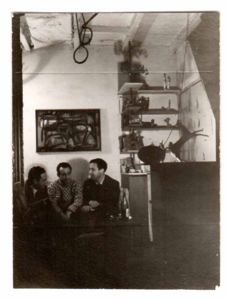 Φωτογραφία από το εργαστήριο του Κώστα Ανδρέου στο Παρίσι
