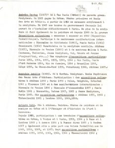 Βιογραφικά σημειώματα καλλιτεχνών