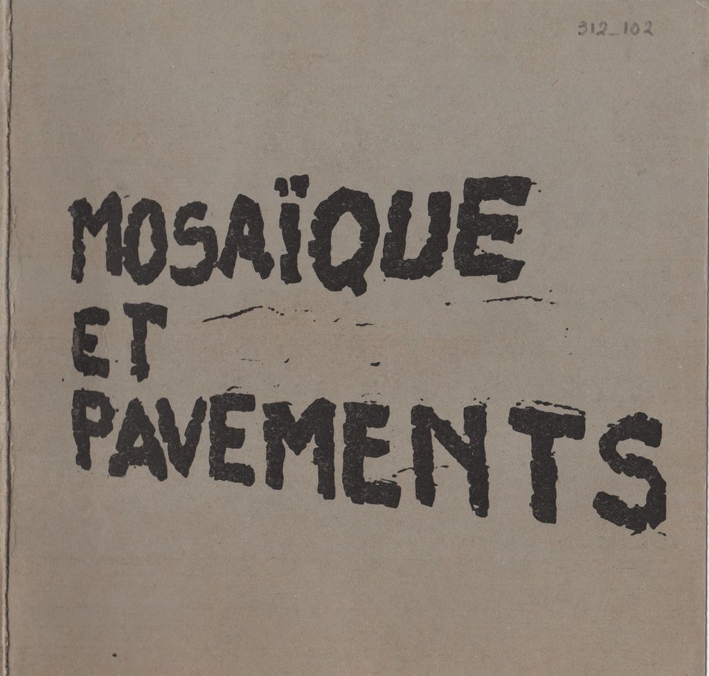 Mosaique et pavements