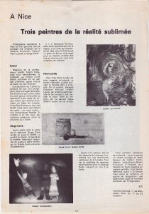 A Nice. Trois peintres de la réalité sublimée